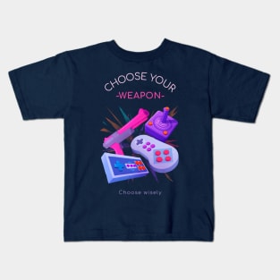 Gamer Weapons Kids T-Shirt